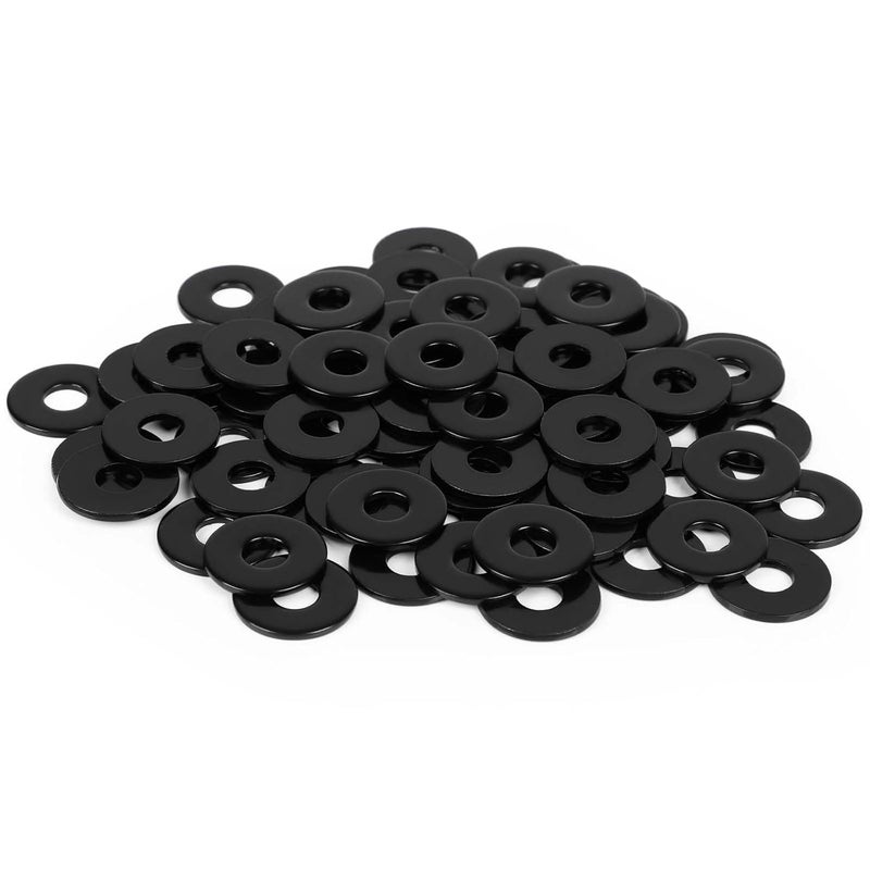 Etauwe 100-Piece 5/16" x 7/8" 304 Stainless Steel Flat Washers - Black Finish Screws Washers and Repair Washers for Industrial, Automotive and Home Use - Image 1